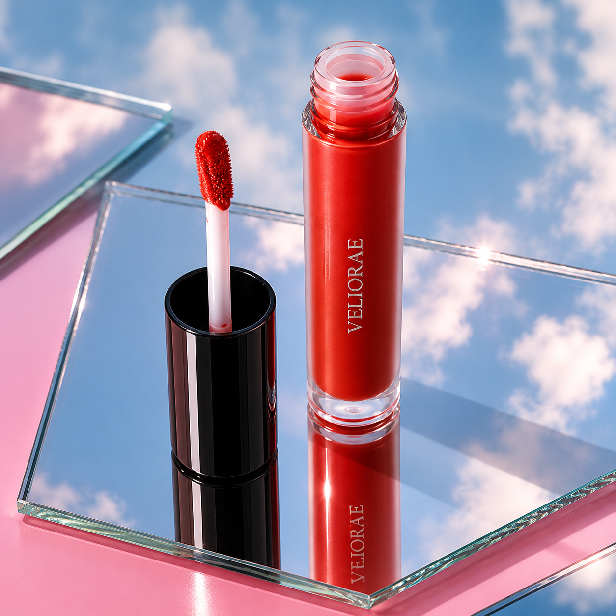 Lip Gloss Crimson Red Shine for All-Day Hydration and Vibrant Color